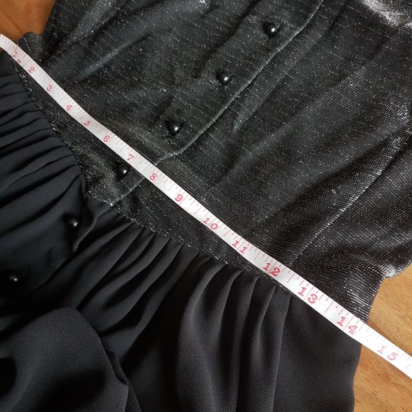 70s / 80s Vintage Randy Collection Chiffon Dress - Picture 14 of 16